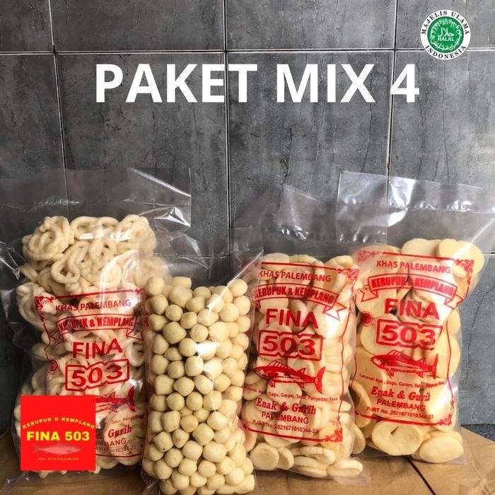 

Promo KEMPLANG KERUPUK SUPER PALEMBANG (PAKET MIX 4) gurih Ready