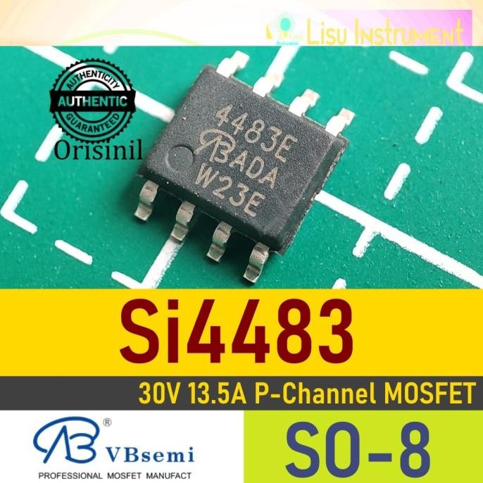 Terbaru SI4483EDY-VB 4483 30V 13.5A P-Channel MOSFET SO-8 Original VBSemi lisu992 dijamin