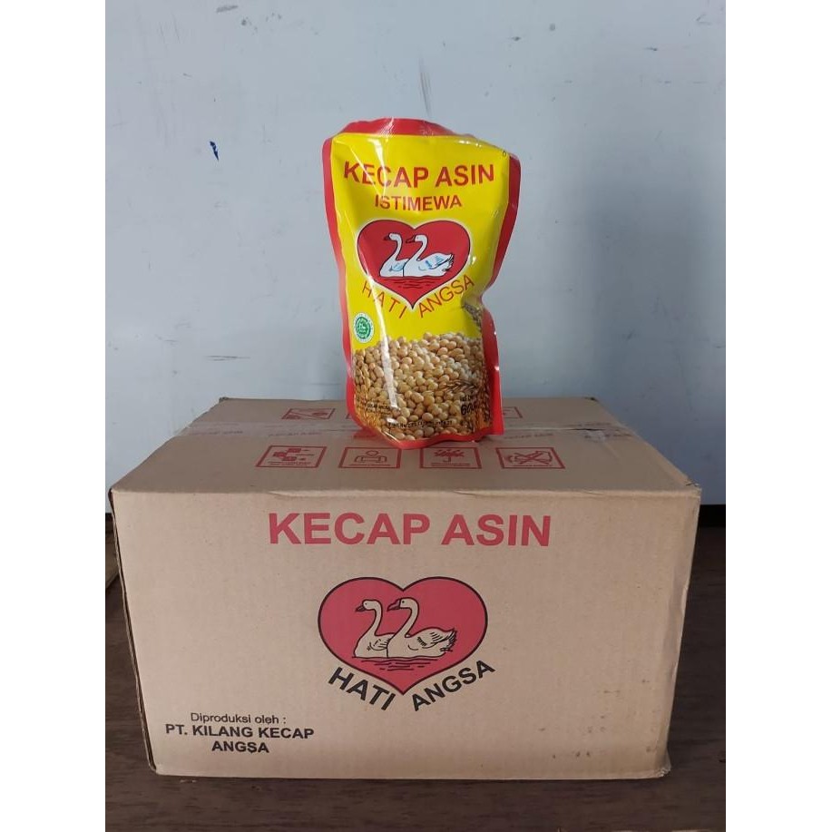 

Kecap asin angsa Refill 600 ML - Sedus isi 12 pouch