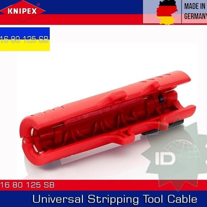 Pengupas Kabel 16 80 125 Knipex Universal Stripping Tool Cable