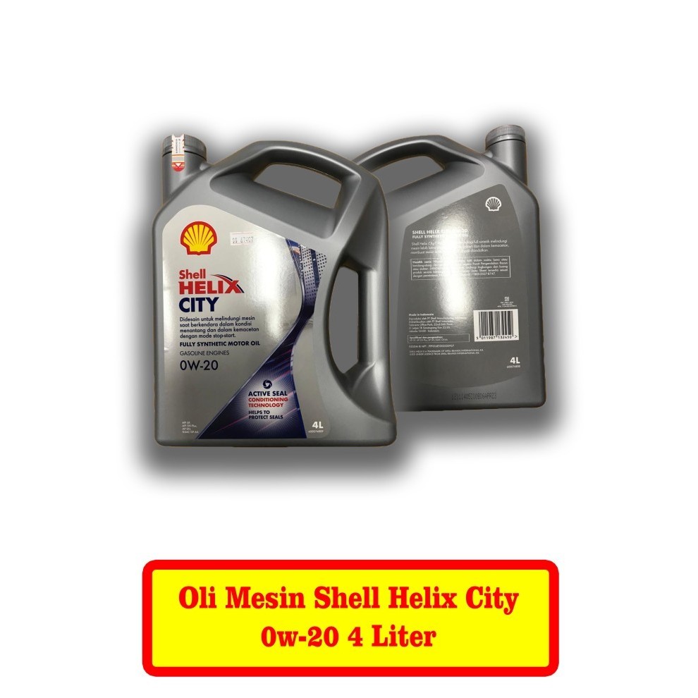 Oli Mesin Shell Helix City 0W-20 0W20 SP 67407