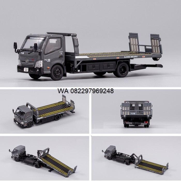 Gaincorp Product GCD 1:64 Hino 300 Flatbed Tow Truck