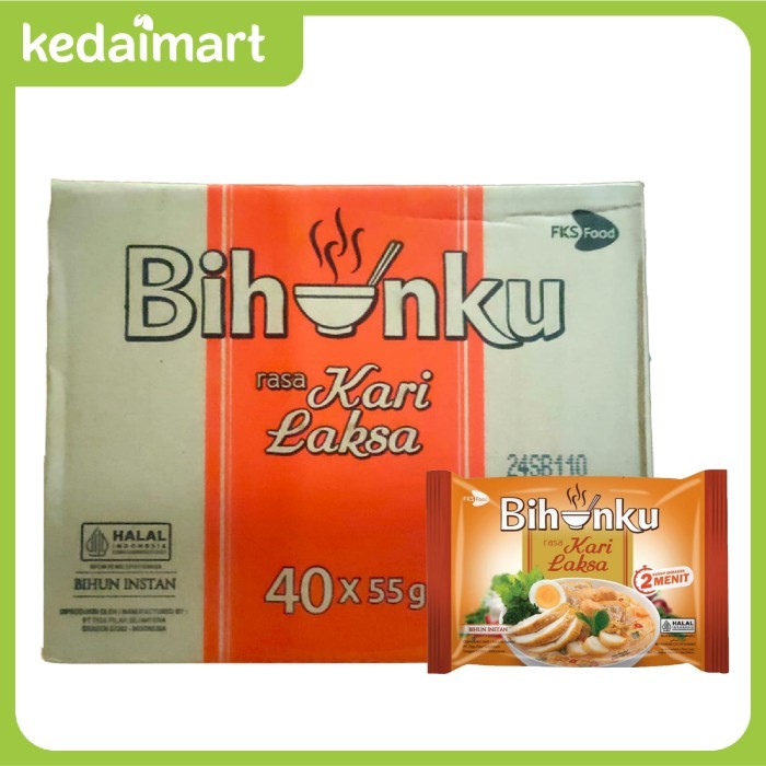 

TERLARIS! Bihunku Bihun Instan Kari Laksa Pcs Dus Isi 40