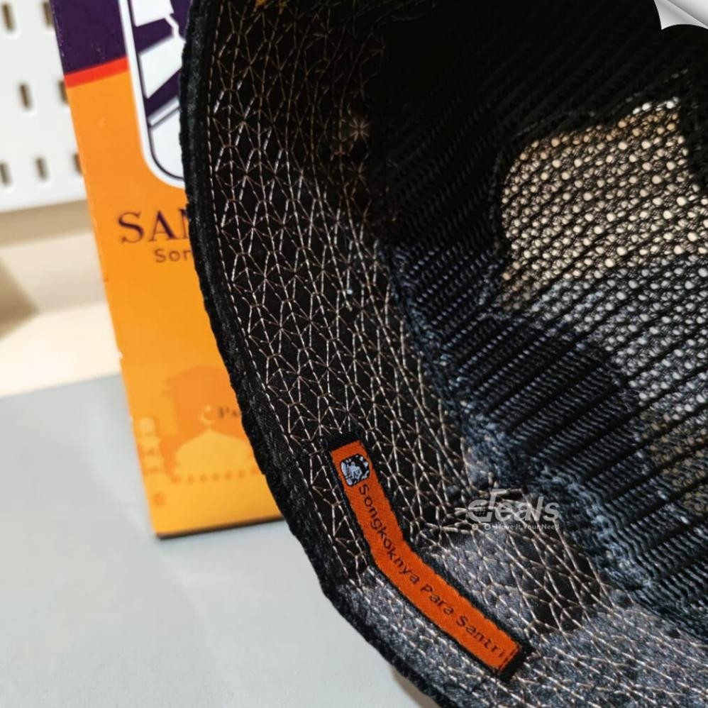 fth- Songkok Peci Hitam Nasional AC Terompah Original Premium