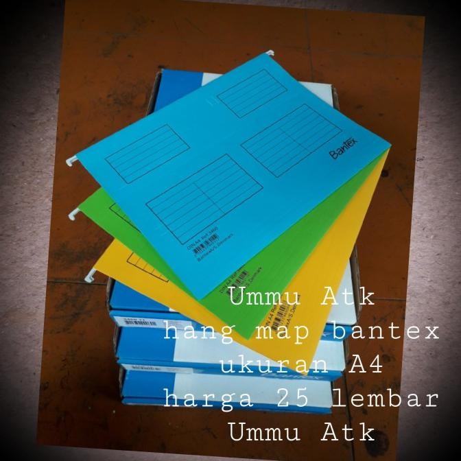 

SUSPENSION FILE BANTEX HANG MAP SIZE A4 ISI 25 LEMBAR 3460. ORIGINAL DAN TERPERCAYA