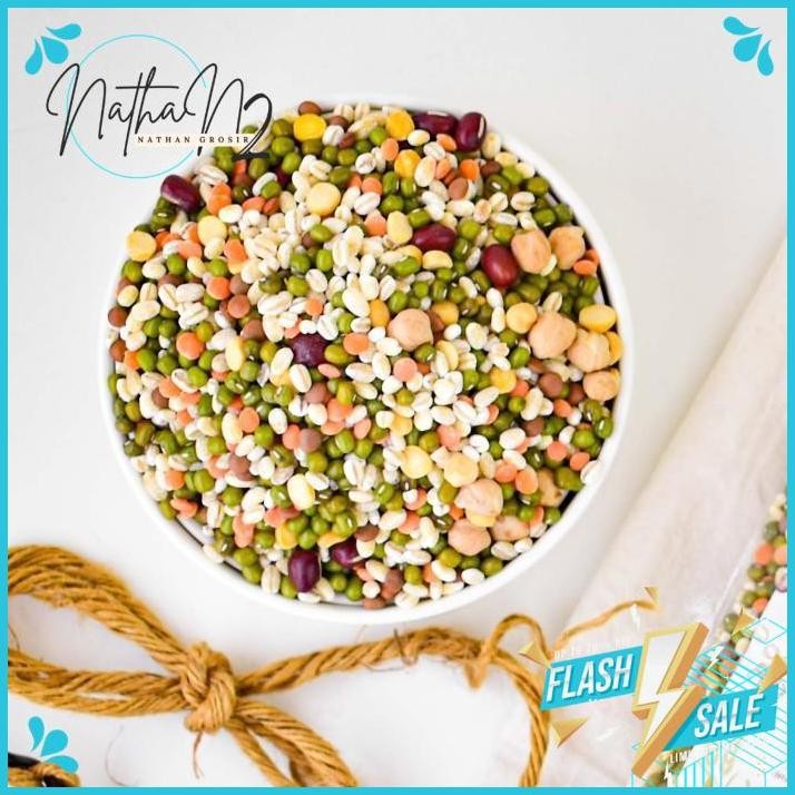 

NATURAL MULTIGRAIN MIX 250 GR BY NATHAN'S GROSIR BEST QUALITY !