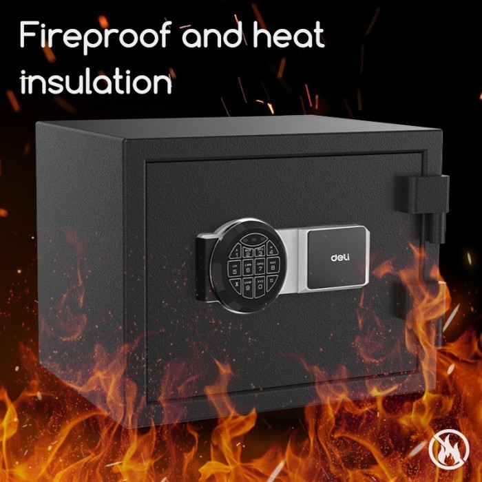 Deli Safe Box - Brankas Digital Fireproof ET587