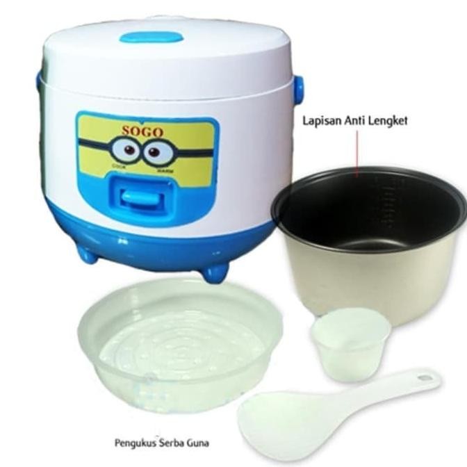 SOGO - SG108 - SOGO SG 108 Rice Cooker 1Liter 3in1