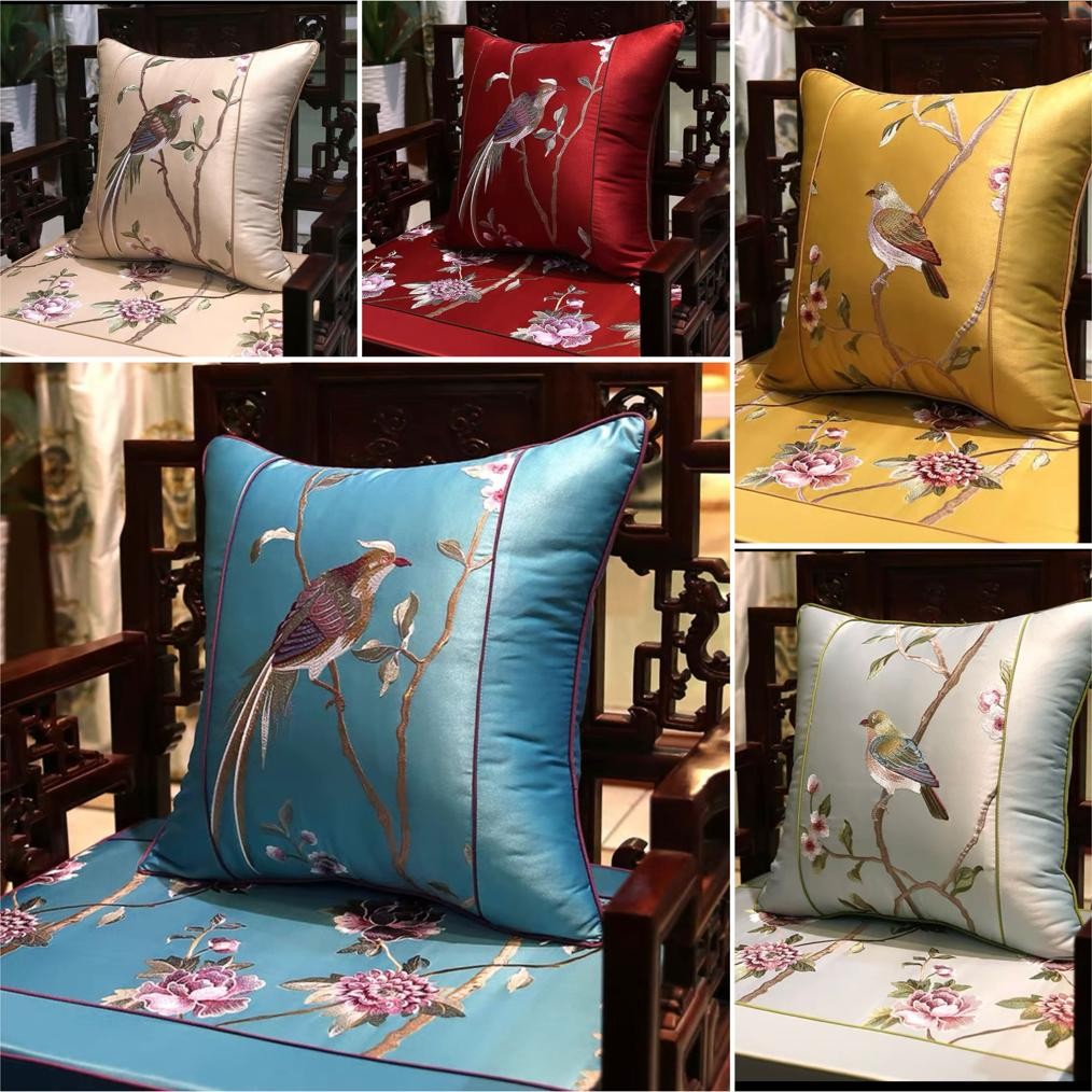 AURORAE SARUNG BANTAL SOFA ORIENTAL IMLEK MOTIF BURUNG (HARGA SATUAN)