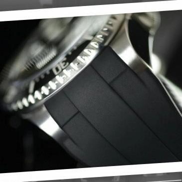 Promo Strap Rubber/Tali Karet/Rolex Deep Sea+Buckle 21 Mm