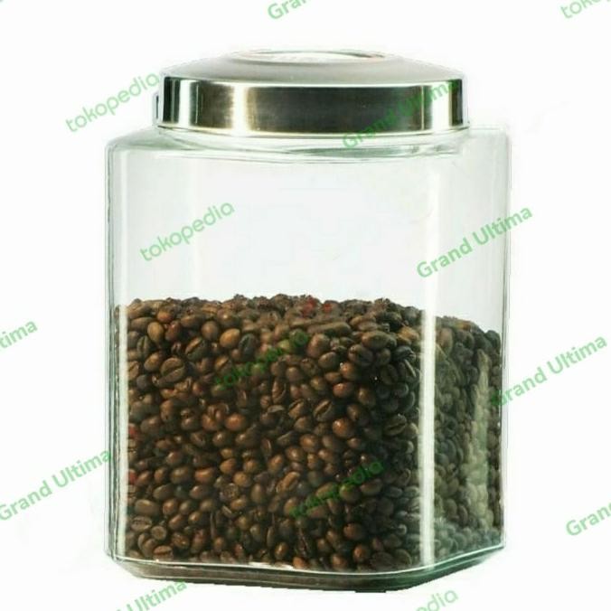 Toples Kopi Kaca Premium/ Toples Kopi Besar /Toples Kedap Udara 5.5 L