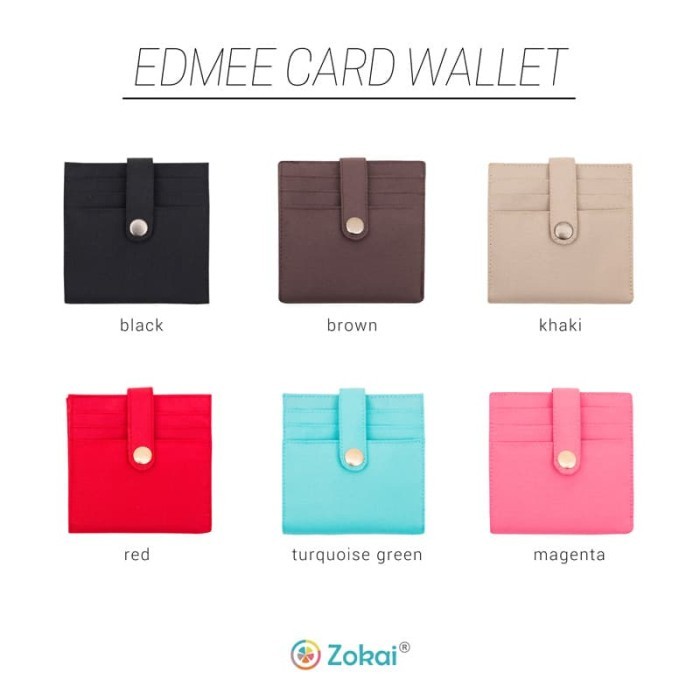 

ZOKAI EDMEE CARD WALLET D'RENBELLONY - CARD HOLDER - DOMPET KARTU