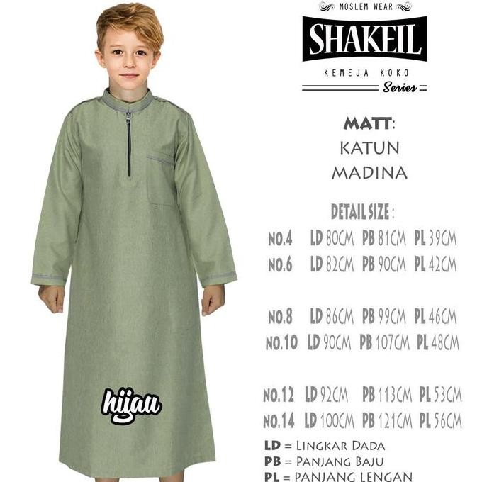 Sale Gamis Anak Laki-Laki / Jubah Anak Tanggung Bahan Katun Madina Shakeil By Ardhani Terbaru 2023