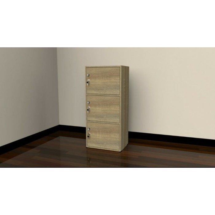 

AUFA LEMARI LOCKER LOKER 5 PINTU KUNCI RAK SUSUN TINGKAT KAYU KANTOR