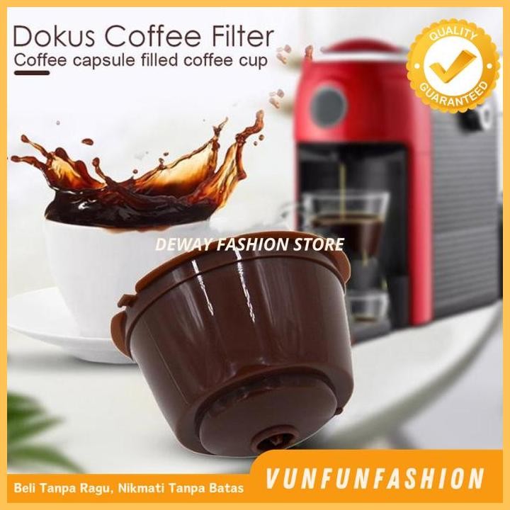 2PCS KAPSUL FILTER KOPI DOLCE GUSTO REFILL CAPSULE TERBAIK