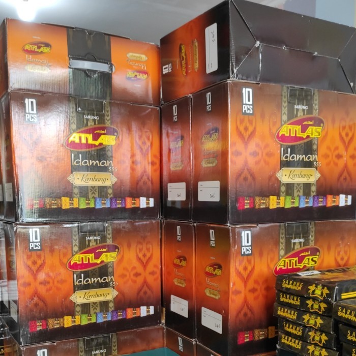 sarung atlas idaman kembang motif BHS sgs swl sji sge