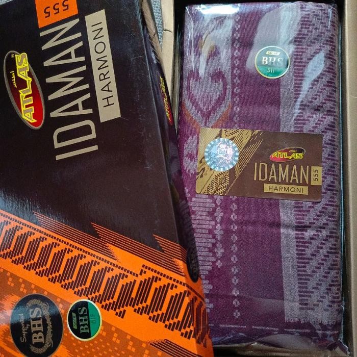 Sarung Atlas Idaman motif BHS rriginal / Sarung Atlas idaman kembang / Sarung atlas idaman harmoni /