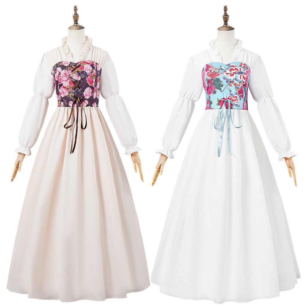 Renaissance Era Dress Women's Medieval Costume Victorian Era Pirate Dress Fairy Witch