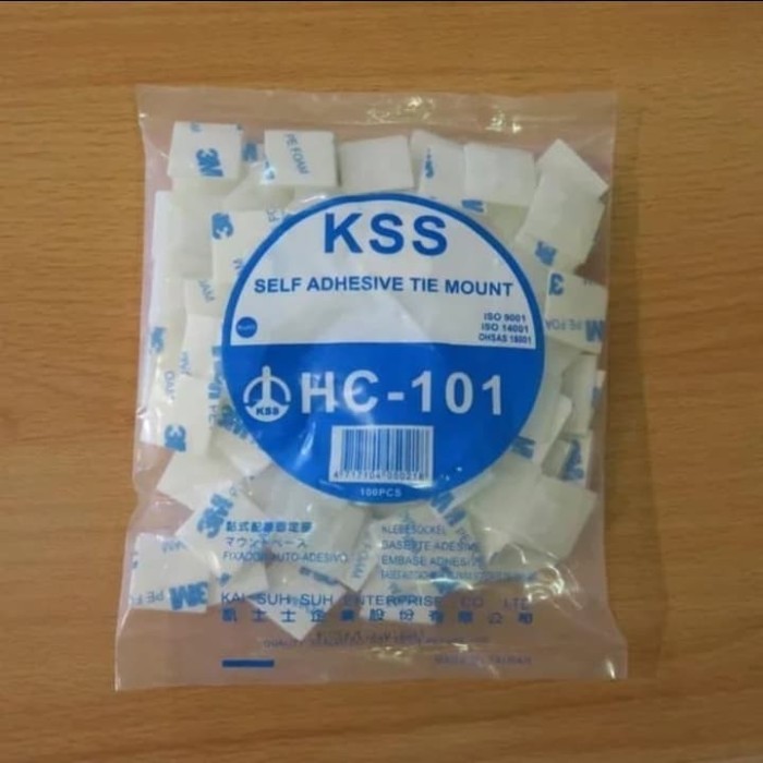 

KSS SELF ADHESIVE TIE MOUNT HC-101 (PEREKAT 3M)