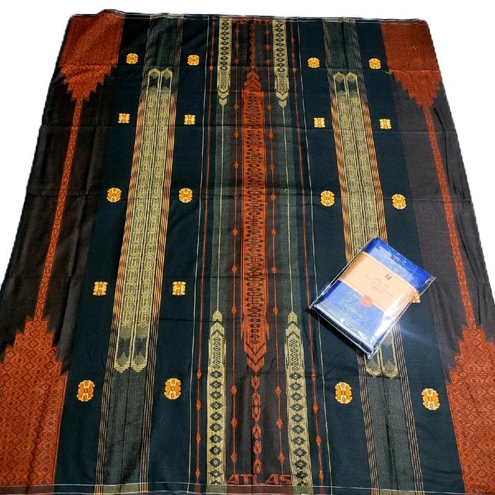 SARUNG ATLAS 960 AFKIR FULL SONGKET TIMBUL MOTIF BHS Muslim Viscose Kain Dewasa Tenun
