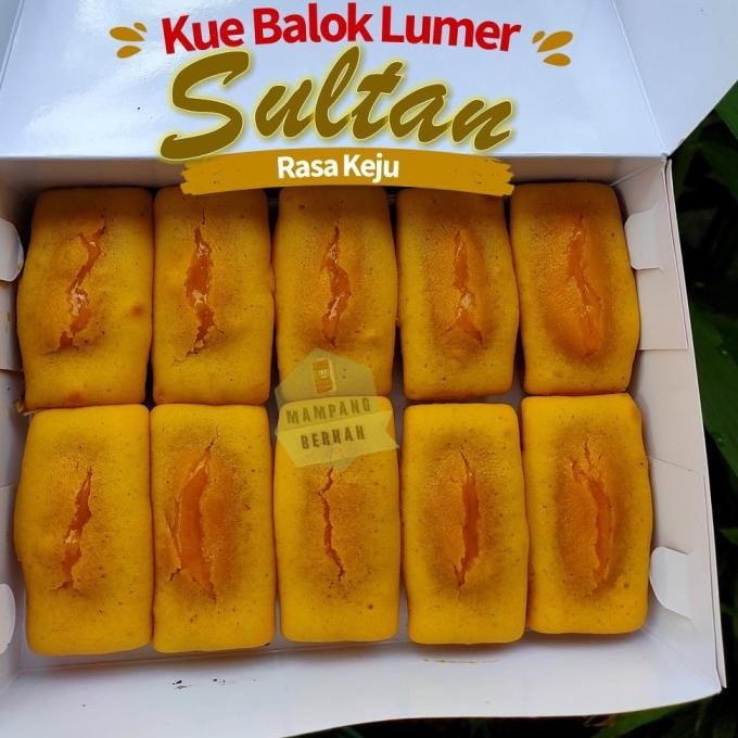 

Best Seller Kue Balok Lumer Sultan Original Brownies Cake Rasa Keju Isi 10 Pcs Limited Edition