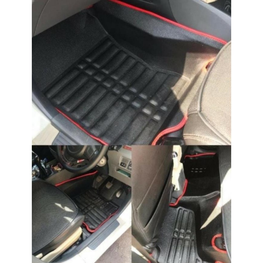 KARPET MOBIL 5D PREMIUM 3 BARIS UNTUK MOBIL RUSH DAN TERIOS 2018-2021