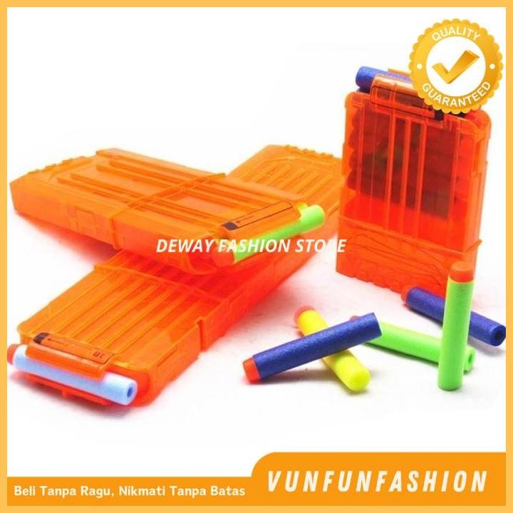 12 DART TEMPAT PELURU NERF UTK PERMAINAN NERF MAGAZINE AKSESORIS NERF KUALITAS PRODUK TERBAIK