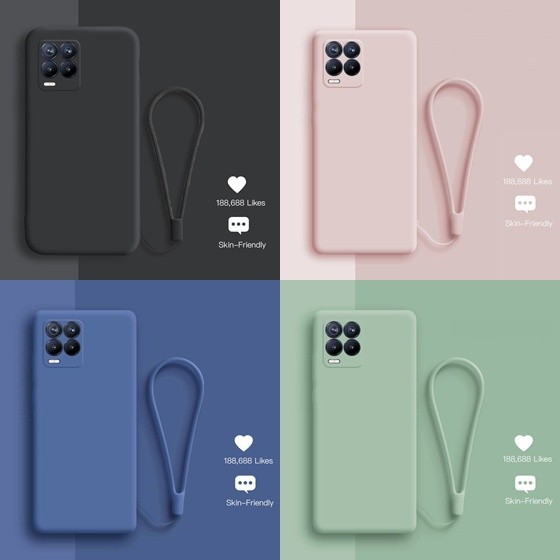 TERMURAH CASE REALME 8 8 PRO 8 5G SOFT CASE BABY SKIN FREE TALI CASING HP