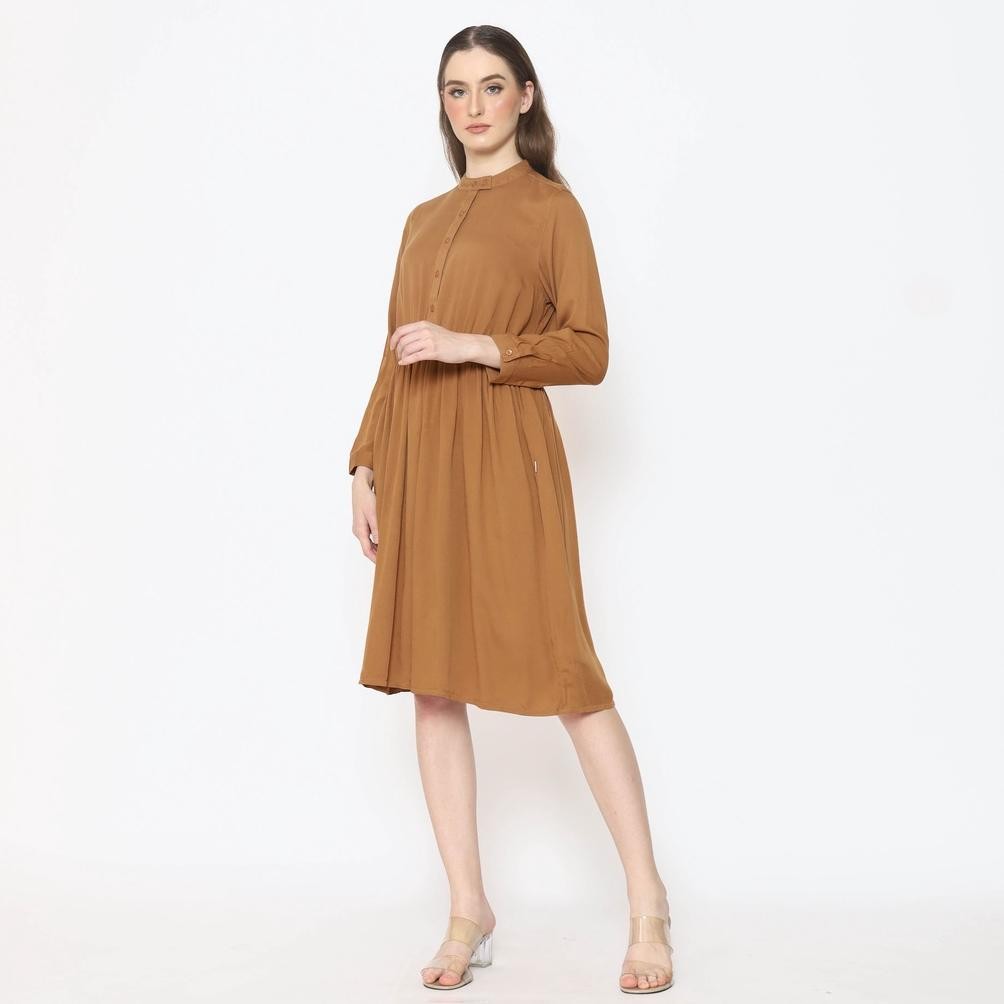 Dress Wanita - Kyomi Dress - Brown