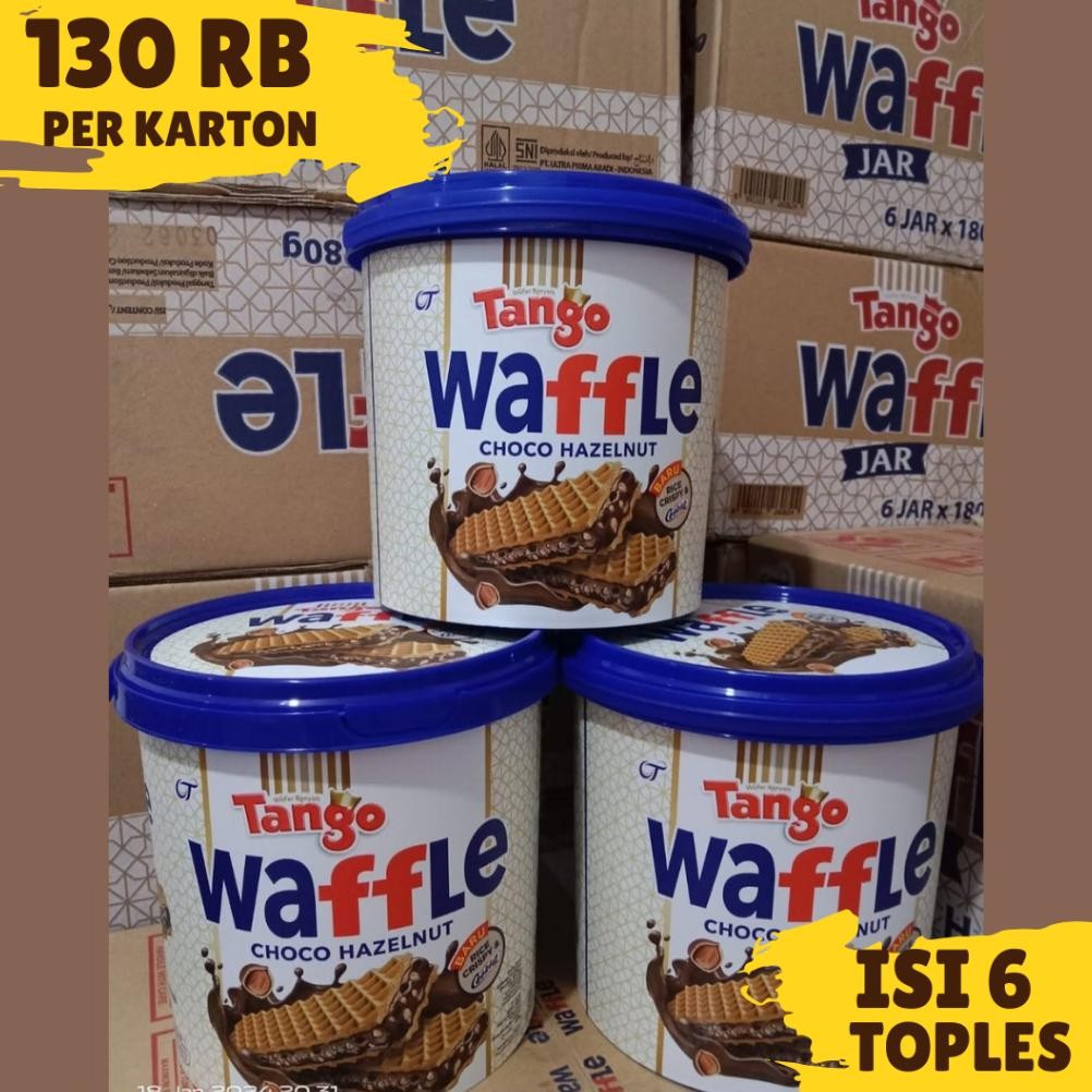 

lumineeroffc tango waffle jar jajan paling laris lebaran isi 6 timba per karton