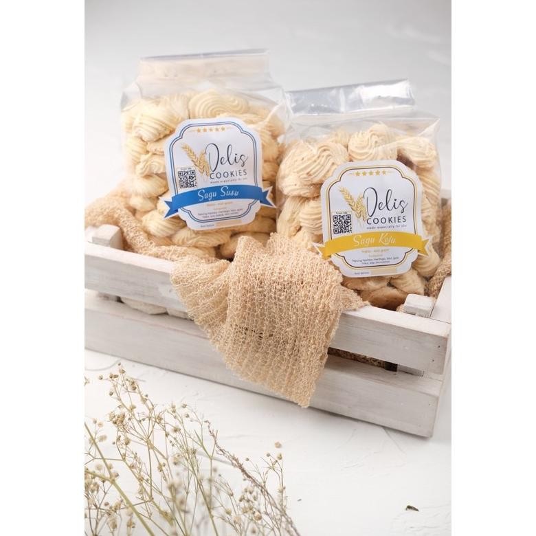 

df-8 Kue Sagu Keju 400gr Plastik - Delis Cookies by Defalira Premium