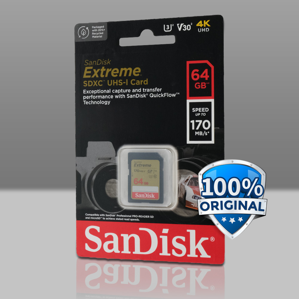 SanDisk Extreme SDXC UHS-I Card V30 U3 Class