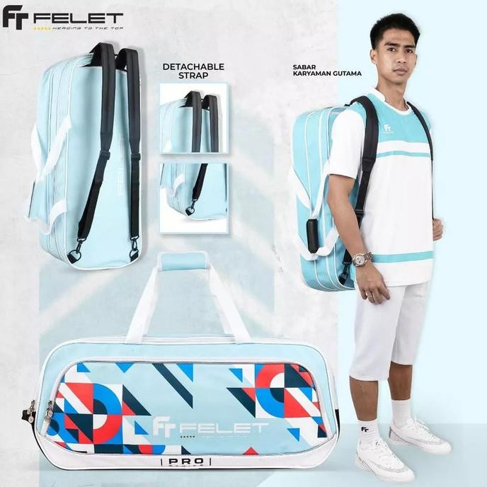 Felet SMART PRO 10 With Thermal - Tas Raket Badminton Original Felet