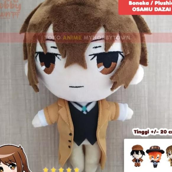 Boneka Karakter Anime Bungou Stray Dogs Osamu Dazai Plushie Doll Terlaris