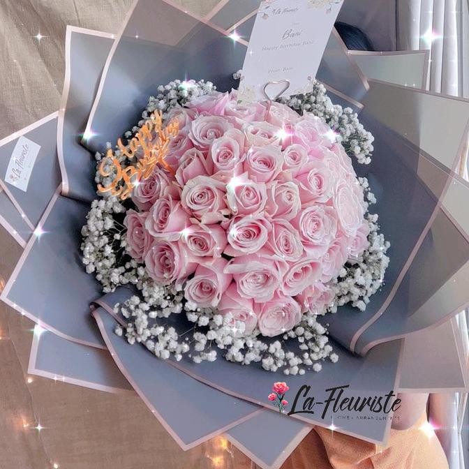 Buket Ulang Tahun | Buket Bunga Besar | Buket Valentine | Lb-35 Original Dan Terpercaya
