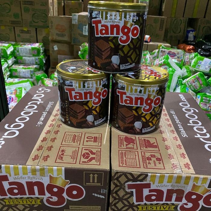 

terbaru !!! tango festive wafer kaleng isi 6 - promo terbatas ready