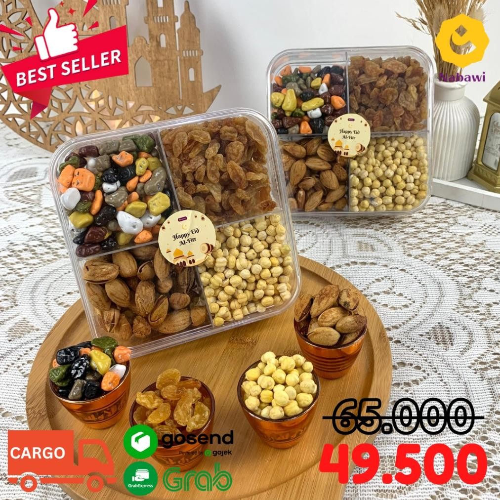 

WDM-2227 Paket Kacang Mix 4in1 Mix Nuts Camilan Coklat Almond Pistachio Arab Gift From Hajj Umroh Oleh Oleh Haji Umroh Terlaris