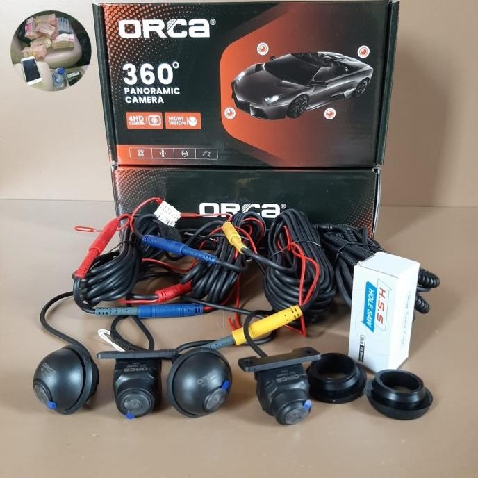 REAR CAMERA 360 DERAJAT UNIVERSAL KAMERA PARKIR MOBIL 360 DERAJAT