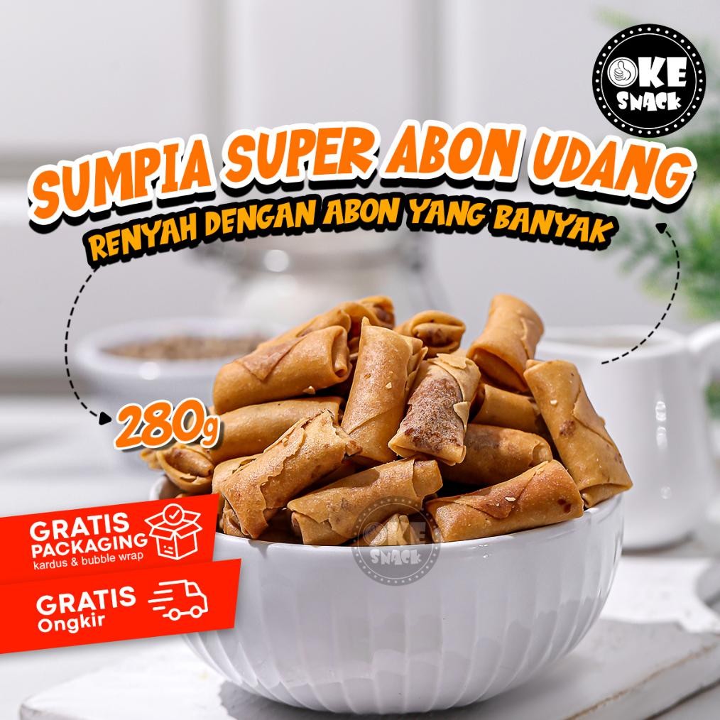 

Terlaris! Sumpia Kwalitas Super Abon Udang 280g Terlaris