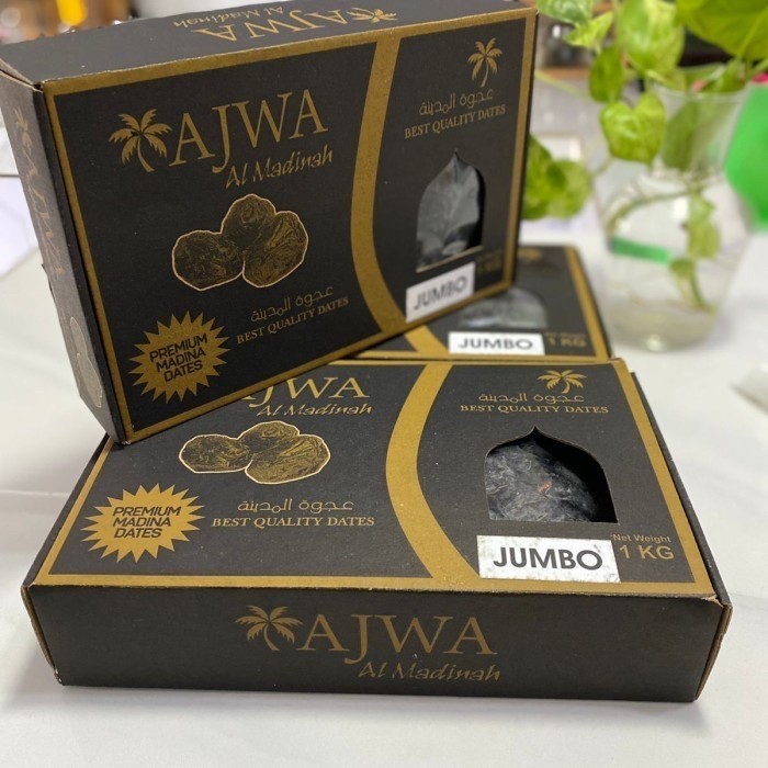 

Kurma Ajwa 500 gr / Kurma Ajwa grade A 500 gr/ Kurma Ajwa Grade super