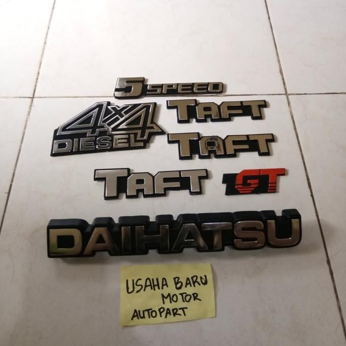 Emblem Logo Set Daihatsu Taft Gt Original Dan Terlaris
