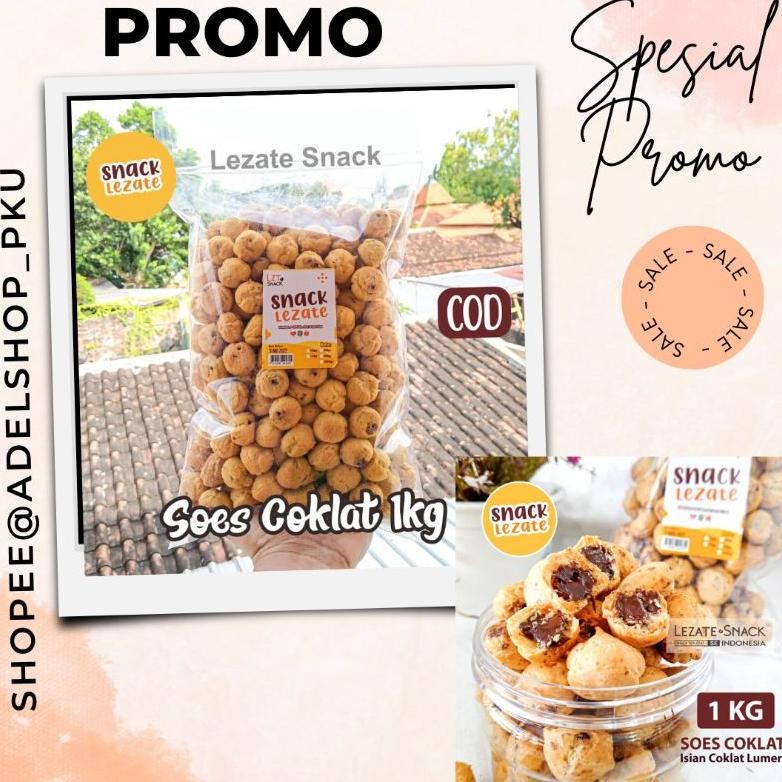 

Ah67 Soes Kering Coklat Lumer Kemasan 500 gr / Cemilan Soes Coklat Lelehan Coklat lumer Sale