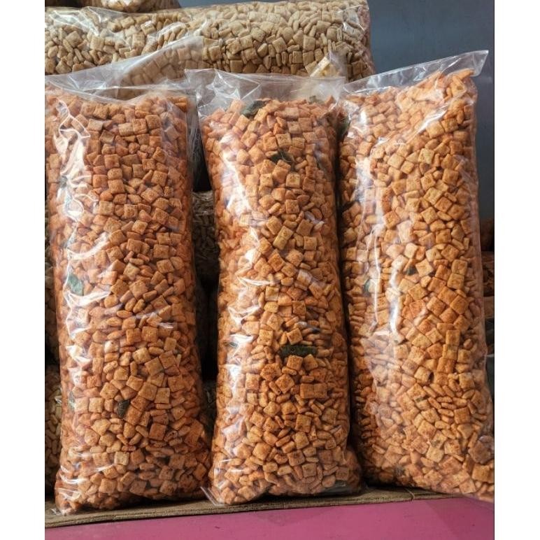 

hj-77 1ball kerupuk rambak tahu kotak pedas daun jeruk 1kg Terlaris
