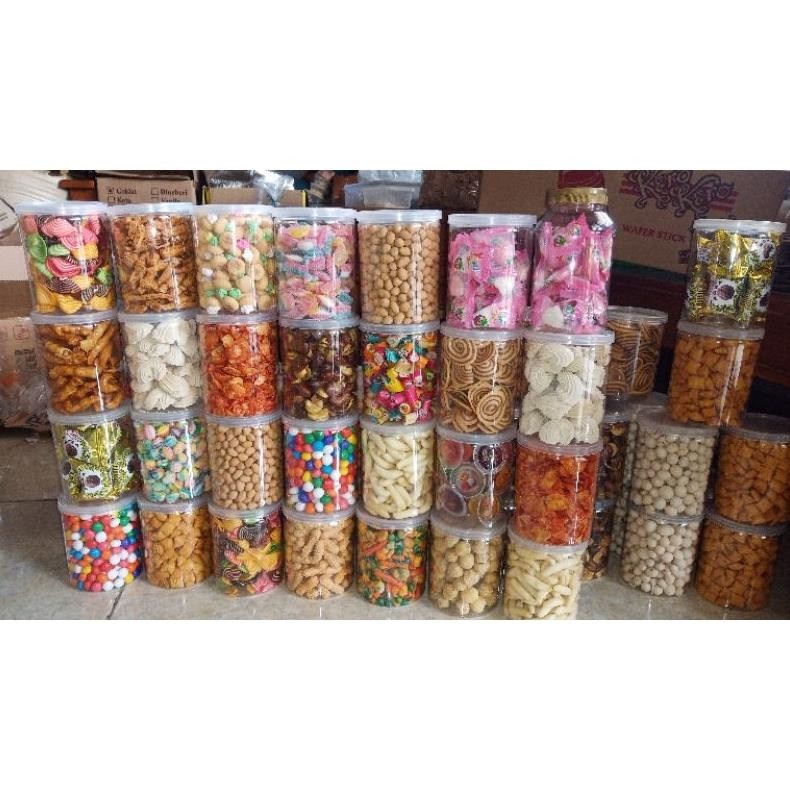 

dg-4 aneka jajan lebaran kemasan toples 500ml Sale
