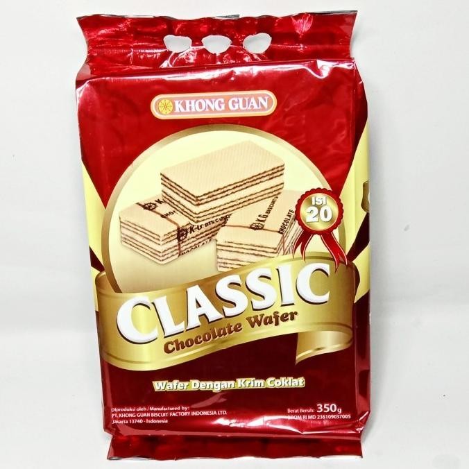 

Wafer Coklat Classic Khong Guan 350 Gram Original