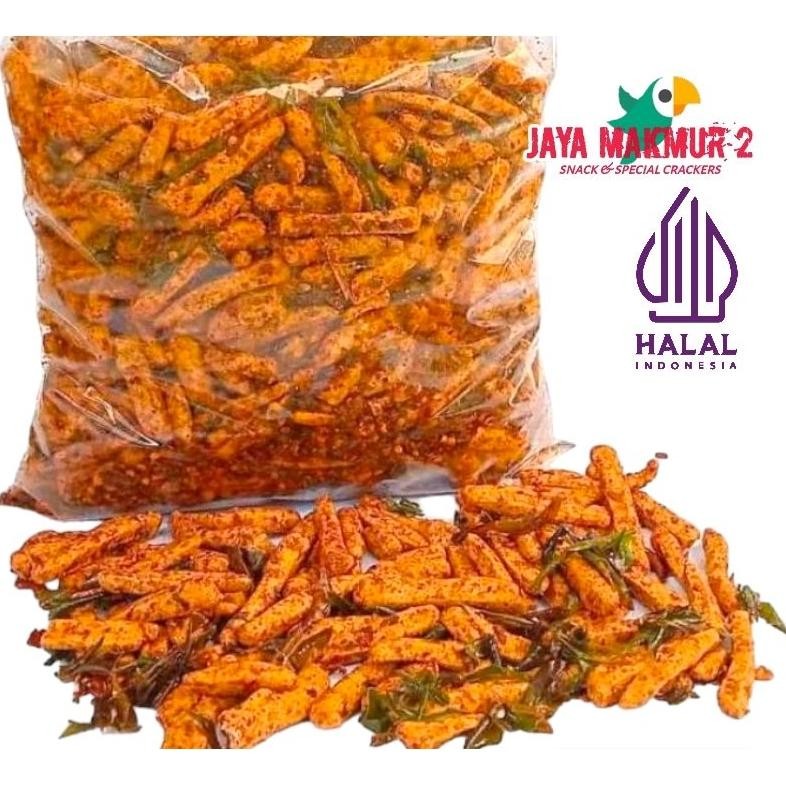 

yt- Basreng stik viral 1kg pedas daun jeruk jaya makmur Viral