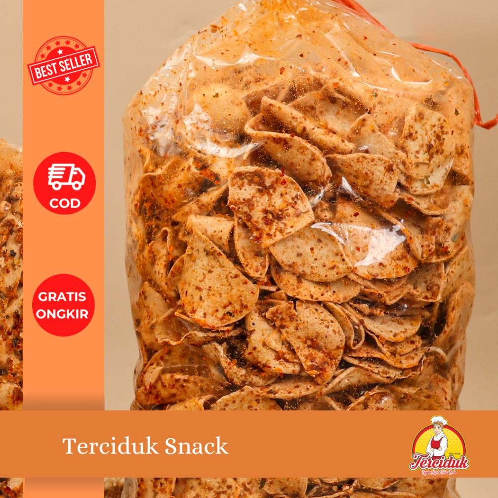 

VEX-2126 TERCIDUK - KERIPIK BASRENG BULAT BUMBU BASAH PEDAS DAUN JERUK 1KG TERLARIS TERMURAH Terlaris