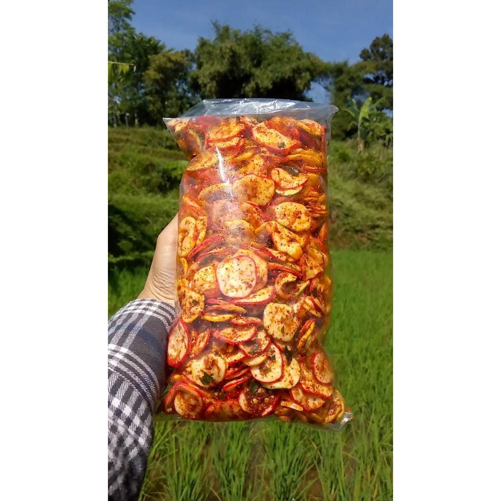 

uk-68 SEBLAK KERUPUK WARNA PEDASN 500 GRAM Berkualitas