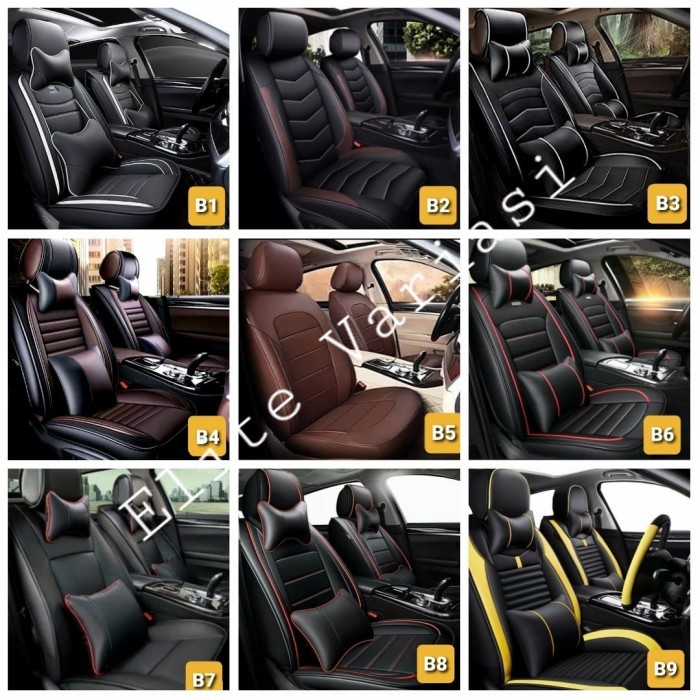 Sarung Jok Mobil Mbtech Carrera Hrv Brio Agya Ayla Jazz Yaris Raize