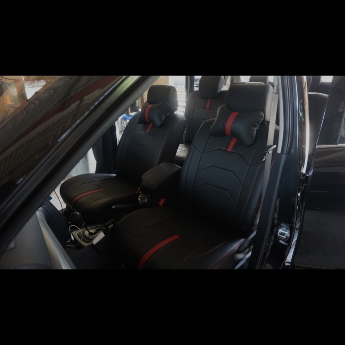 Original.. Sarung Jok Cover Jok Mobil Mbtech Giorgio - 2 Baris